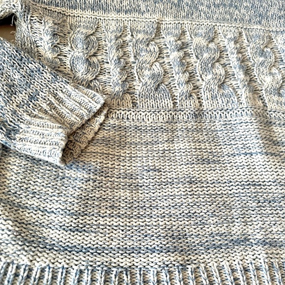 Light Blue Chaps Turtle Neck Sweater Small - Picture 3 of 7